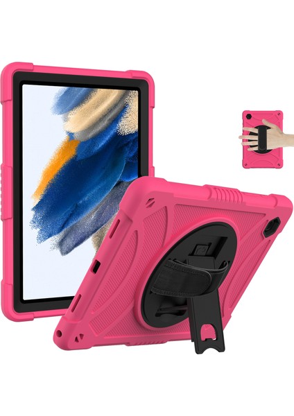 Samsung Galaxy Tab A8 10.5 (2021 2022) Silikon Pc Döner Sağlam Tablet Kılıfı (Yurt Dışından)