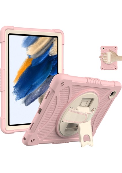 Samsung Galaxy Tab A8 10.5 (2021 2022) Silikon Pc Döner Sağlam Tablet Kılıfı (Yurt Dışından)