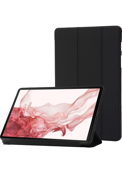 Samsung Galaxy Tab S8 Otomatik Uyandırma uyku Fonksiyonu Çizilmez Yumuşak Silikon Deri Üç Katlı Stand Iyi Korunmuş Tablet Kılıfı (Yurt Dışından)