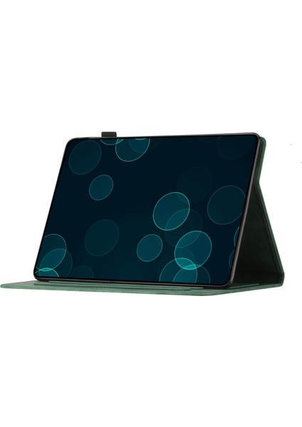 Samsung Galaxy Tab S6 Lite (2020 2022 2024) SM P610 P615 Baskılı Deri Standı Ordu Tablet Kılıfı (Yurt Dışından)