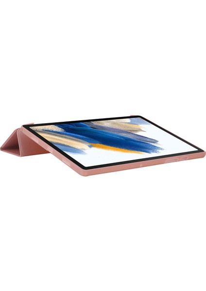 Samsung Galaxy Tab A8 10.5 (2021 2022) Koruyucu Silikon Üç Katlı Desteği Otomatik Uyandırma uyku Tablet Kılıfı (Yurt Dışından)