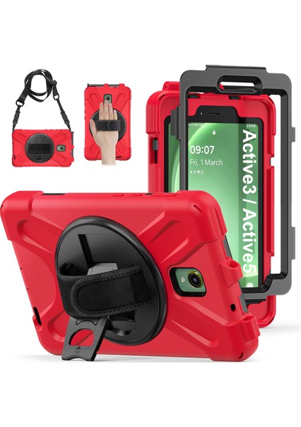 Samsung Galaxy Tab Aktif 3 T570 TAB Active5 X306B Pc Omuz Askılı Silikon Koruyucu Tablet Kılıfı (Yurt Dışından) indirimleri