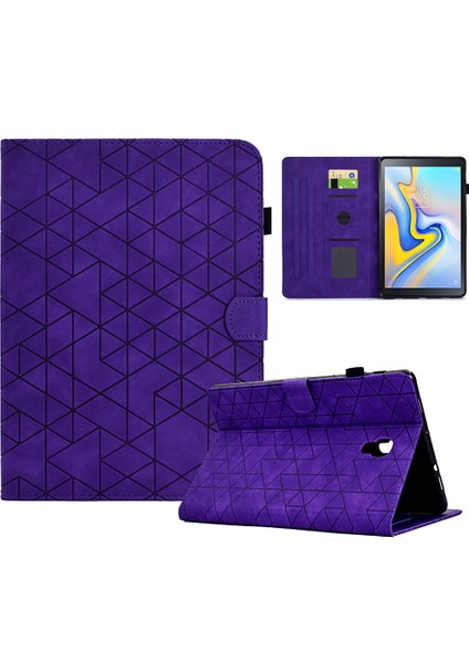 Samsung Galaxy Tab A 10.5 (2018) T590 T595 Pu Deri Kart Yuvası Koruyucu Tablet Kılıfı (Yurt Dışından)