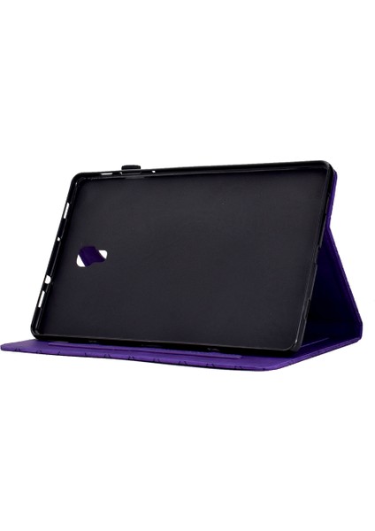 Samsung Galaxy Tab A 10.5 (2018) T590 T595 Pu Deri Kart Yuvası Koruyucu Tablet Kılıfı (Yurt Dışından)