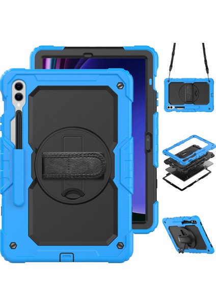 Samsung Galaxy Tab S9 FE SM X610 SM X616B Pc Silikon Pet Ekran Koruyucu Kickstand Tablet Kılıfı (Yurt Dışından)