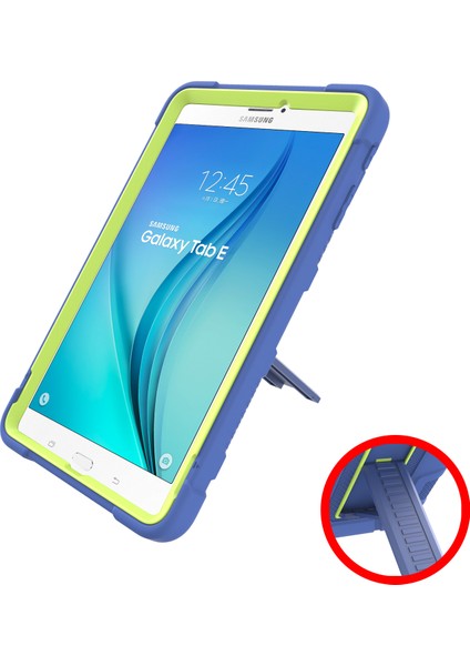 Anti Toz Hibrit Tpu Pc Samsung Galaxy Tab E 9.6 T560 YEŞIL Kick Standlı Koruyucu Muhafaza Tablet Kılıfı (Yurt Dışından) indirimleri