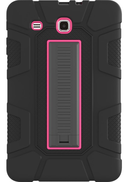 Anti Toz Hibrit Tpu Pc Koruyucu Samsung Galaxy Tab E 9.6 T560 Kick Standlı Tablet Kılıfı (Yurt Dışından)
