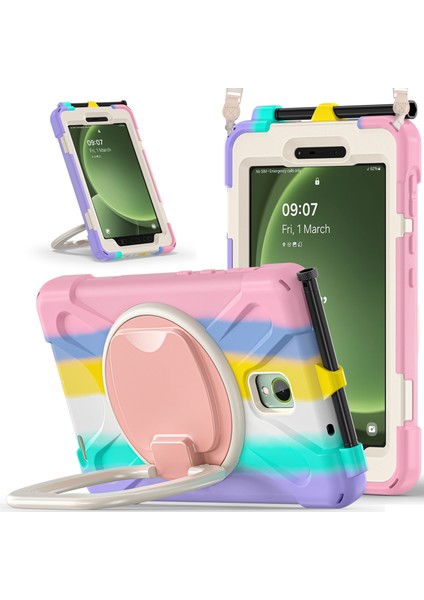 Samsung Galaxy Tab Active5 SM X300 Omuz Askılı Sağlam Tablet Kılıfı (Yurt Dışından)