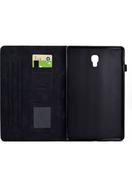 Samsung Galaxy Tab A 10.5 (2018) T590 T595 Pu Deri Kart Yuvası Koruyucu Tablet Kılıfı (Yurt Dışından)