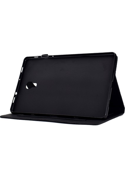 Samsung Galaxy Tab A 10.5 (2018) T590 T595 Pu Deri Kart Yuvası Koruyucu Tablet Kılıfı (Yurt Dışından)