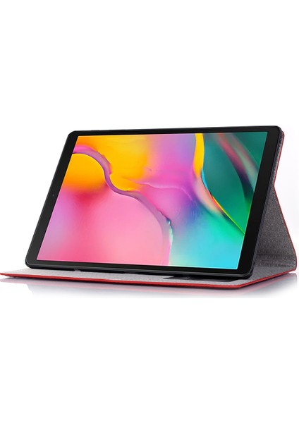 Timsah Derisi Cüzdan Standı Deri Samsung Galaxy Tab S5E SM T720 Tablet Kılıfı (Yurt Dışından)