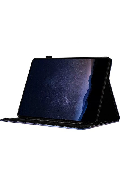 Samsung Galaxy Tab S6 Lite (2024 2022 2020) P610 Otomatik Uyandırma uyku Pu Deri Mermer Tablet Kılıfı (Yurt Dışından)