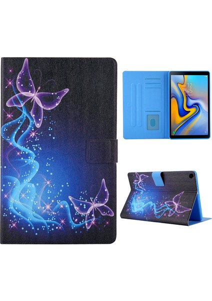Samsung Galaxy Tab A9 X210 215 X216B Deri Desen Çevirme Standı Akıllı Tablet Kılıfı (Yurt Dışından)