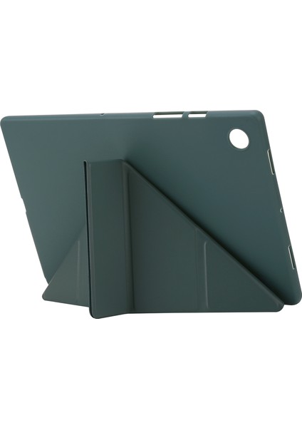 Samsung Galaxy Tab A9 Origami Standı Deri Silikon Gece Yarısı Tablet Kılıfı (Yurt Dışından) fırsatları
