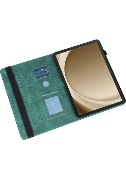 Samsung Galaxy Tab A9 Pu Deri Kart Tutucu Tablet Kılıfı (Yurt Dışından)