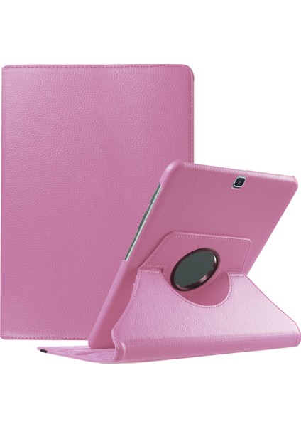 Samsung Galaxy Tab S2 9.7 Lychee Litchi Tahıl Deri Döner Stand Tablet Kılıfı (Yurt Dışından)