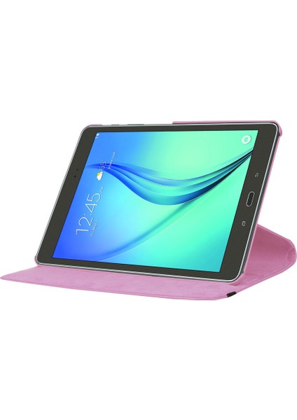 Samsung Galaxy Tab S2 9.7 Lychee Litchi Tahıl Deri Döner Stand Tablet Kılıfı (Yurt Dışından)