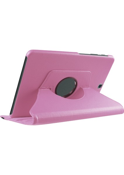 Samsung Galaxy Tab S2 9.7 Lychee Litchi Tahıl Deri Döner Stand Tablet Kılıfı (Yurt Dışından)