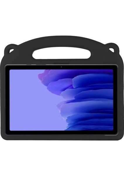 Panda Tarzı Eva Samsung Galaxy Tab A7 10.4 (2022 2020) SIYAH Tablet Kılıfı (Yurt Dışından)