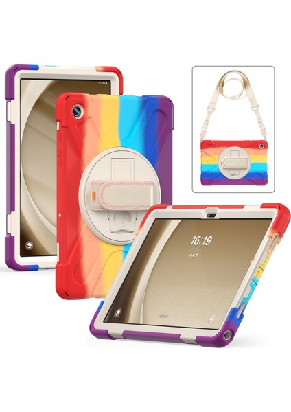 Samsung Galaxy Tab A9 Pc Silikon El Bandı Omuz Askısı Tablet Kılıfı (Yurt Dışından) fiyatları