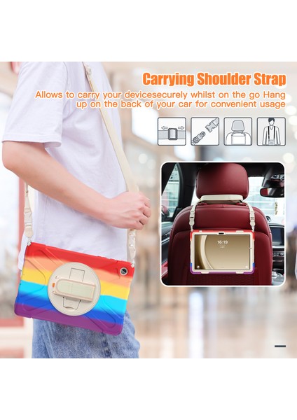 Samsung Galaxy Tab A9 Pc Silikon El Bandı Omuz Askısı Tablet Kılıfı (Yurt Dışından) indirimleri