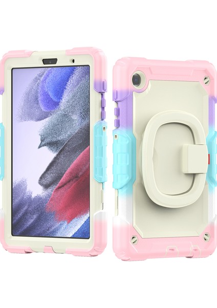 Samsung Galaxy Tab A7 Lite 8.7 Inç Pc Silikon Koruyucu Anti Drop 360 Derece Dönen Bej kamuflaj Tablet Kılıfı (Yurt Dışından) fiyatları