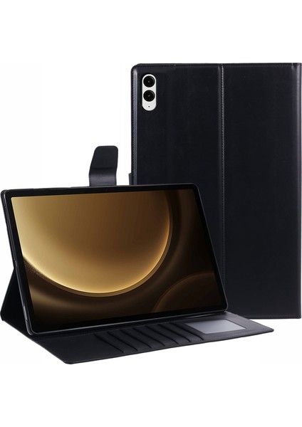 Samsung Galaxy Tab S9 Fe tab S9 tab S8 tab S7 tab S7 Fe Deri Standlı Cüzdan Tablet Kılıfı (Yurt Dışından)