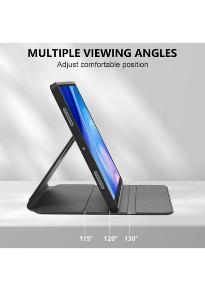 Samsung Galaxy Tab A8 10.5 (2021) SM X200 SM X205 Deri Akrilik Tpu Otomatik Uyandırma uyku Tablet Kılıfı (Yurt Dışından)