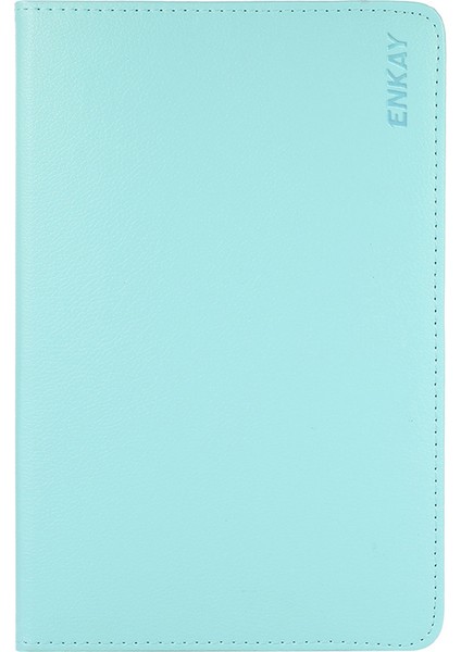 Samsung Galaxy Tab A8 10.5 (2021 2022) 360 Derece Dönen Stand Litchi Doku Otomatik Uyandırma uyku Premium Pu Deri Tablet Kılıfı (Yurt Dışından)