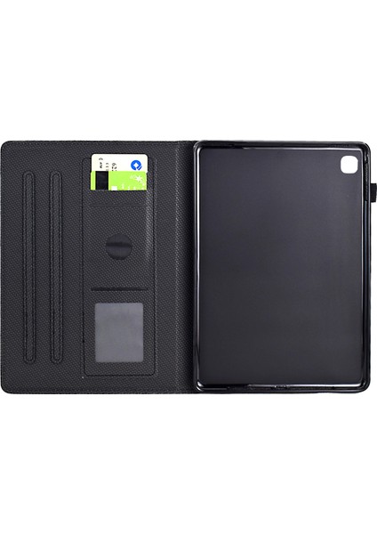 Samsung Galaxy Tab A7 10.4 (2020) T500 T505 Katlanır Stand Deri Tablet Kılıfı (Yurt Dışından)