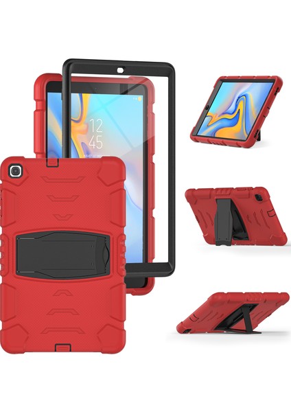 Samsung Galaxy Tab A 10.1 (2019) SM T510 (WI FI) SM T515 (Lte) Pc Silikon Kick Stand Tablet Kılıfı (Yurt Dışından)
