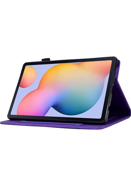 Samsung Galaxy Tab S6 Lite (2024 2022 (2020) P610 Standlı Deri Tablet Kılıfı (Yurt Dışından)