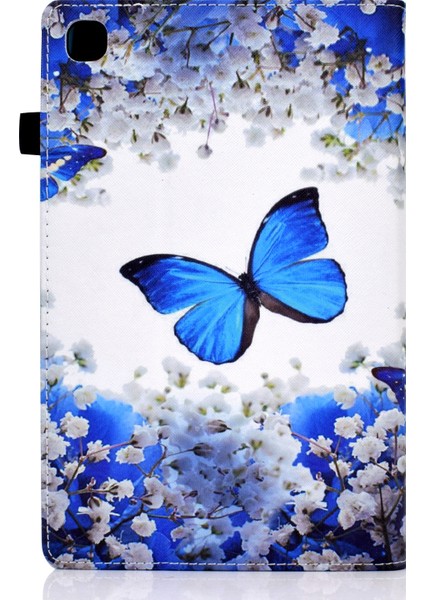 Elastik Bant Desen Baskı Standı Kart Tutucu Samsung Galaxy Tab A7 Lite 8.7 Inç SM T220 (WI FI) SM T225 Tablet Kılıfı (Yurt Dışından) indirimleri