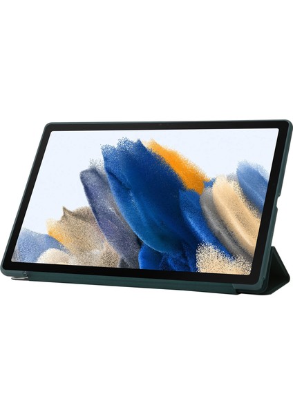 Samsung Galaxy Tab A9 Origami Standı Deri Silikon Tablet Kılıfı (Yurt Dışından)