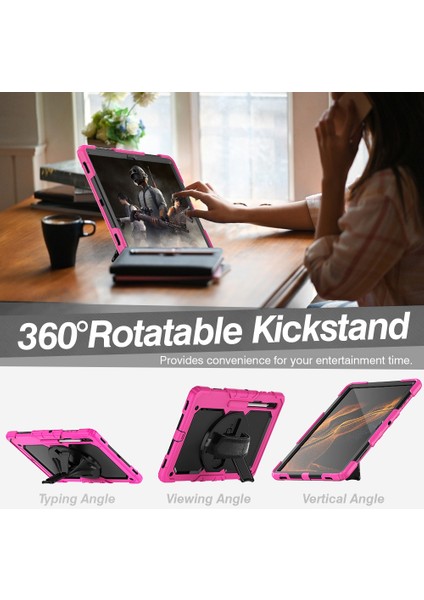 Samsung Galaxy Tab S8 Ultra Wi Fi 14 6 Inç (2022) Pc Silikon Pet Ekran Koruyucu Standı Omuz Askılı Tablet Kılıfı (Yurt Dışından) modelleri