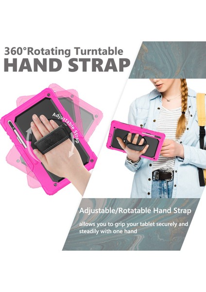 Samsung Galaxy Tab S8 Ultra Wi Fi 14 6 Inç (2022) Pc Silikon Pet Ekran Koruyucu Standı Omuz Askılı Tablet Kılıfı (Yurt Dışından) indirimleri