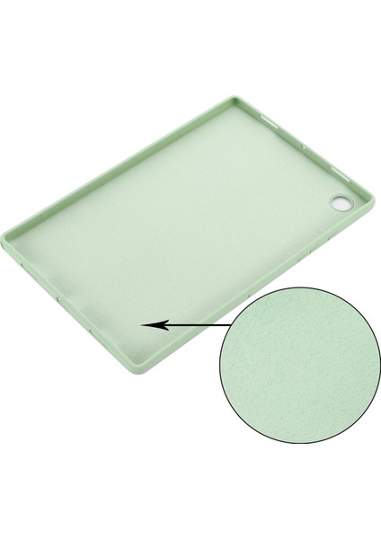 Sıvı Silikon Samsung Galaxy Tab A8 10.5 (2021 2022) Mikrofiber Astar İnce Tablet Kılıfı (Yurt Dışından) indirimleri