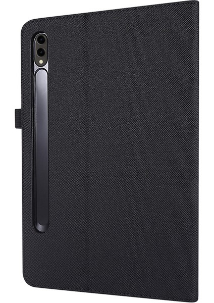 Samsung Galaxy Tab S9 Standı Kart Tutucu Deri Tablet Kılıfı (Yurt Dışından)
