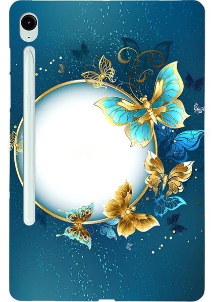 Samsung Galaxy Tab S9 Fe tab S9 Tpu Desen Baskı İnce Koruyucu Ay Tablet Kılıfı (Yurt Dışından)