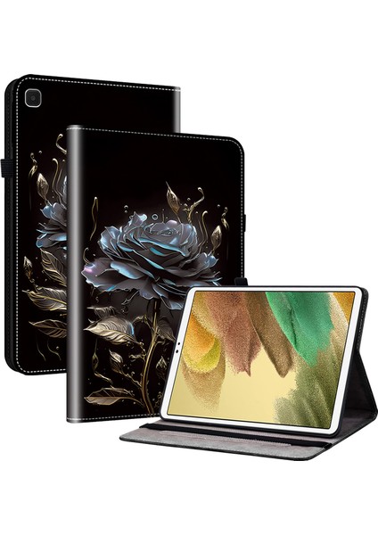 Standlı Samsung Galaxy Tab A7 Lite 8.7 Inç Desen Baskı Pu Deri Tablet Kılıfı (Yurt Dışından)