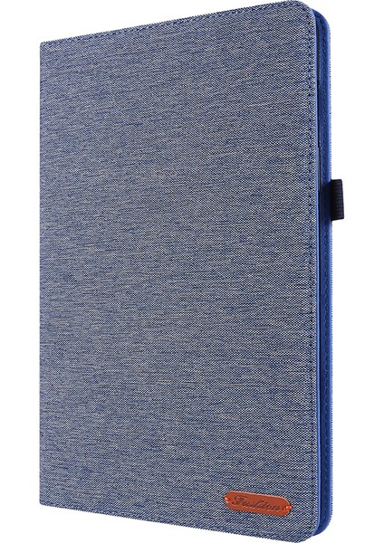 Samsung Galaxy Tab S9 Ultra Kumaş Doku Kart Tutucu Standı Tablet Kılıfı (Yurt Dışından)