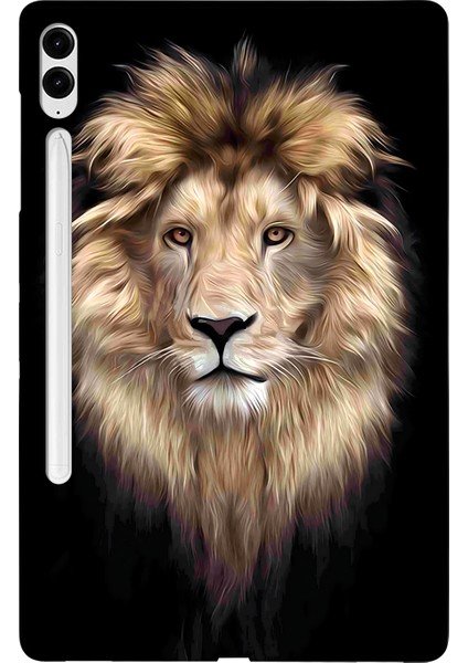 Samsung Galaxy Tab S9 Fe tab S9 Tpu Desen Baskı İnce Koruyucu Aslan Tablet Kılıfı (Yurt Dışından)