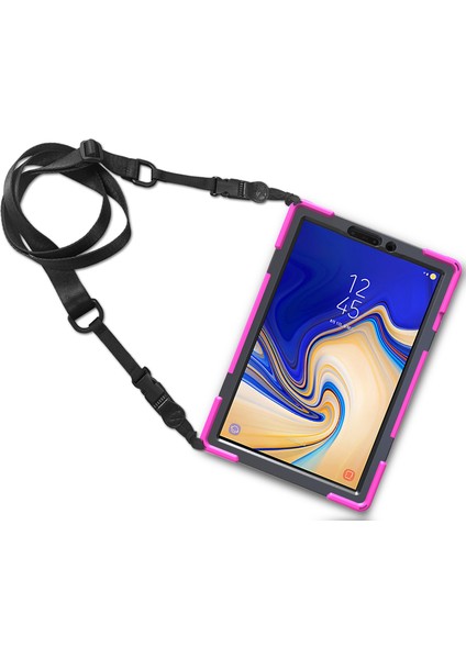 Samsung Galaxy Tab S4 10.5 T830 T835 X Shape Pc Tpu Combokick Omuz Askılı Standı Tablet Kılıfı (Yurt Dışından) fırsatları