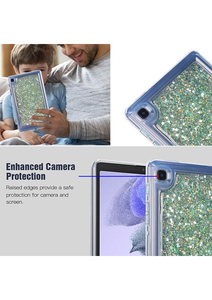 Samsung Galaxy Tab A7 Lite 8.7 Inç T225 T220 Koruyucu Glitter Tpu Pc Stil E Tablet Kılıfı (Yurt Dışından) indirimleri