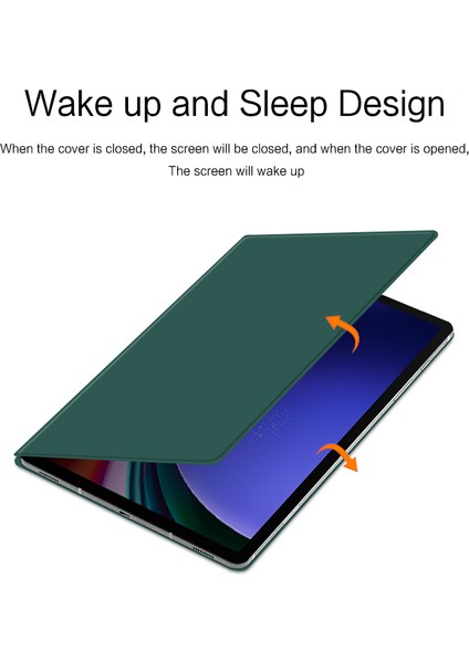 Samsung Galaxy Tab S9 Pu Deri Manyetik Emme Standı Tablet Kılıfı (Yurt Dışından)