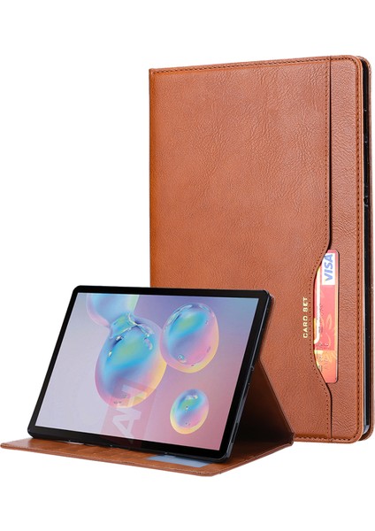 Samsung Galaxy Tab S7 Lite s7 Fe (T730 T735 T736B) Otomatik Emilen Pu Deri Koruyucu Cüzdan Standı Tablet Kılıfı (Yurt Dışından)