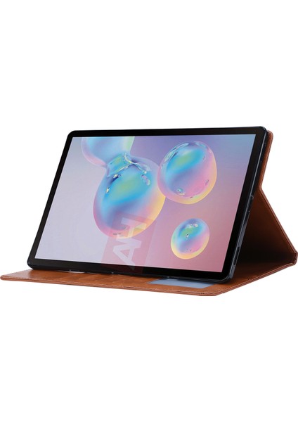Samsung Galaxy Tab S7 Lite s7 Fe (T730 T735 T736B) Otomatik Emilen Pu Deri Koruyucu Cüzdan Standı Tablet Kılıfı (Yurt Dışından)