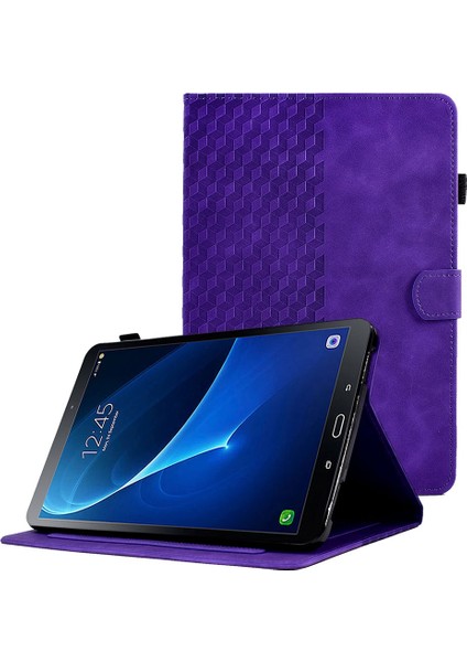 Samsung Galaxy Tab A 10.1 (T580 T585) Otomatik Uyandırma uyku Anti Düşme Kart Yuvaları standı Deri Tablet Kılıfı (Yurt Dışından)