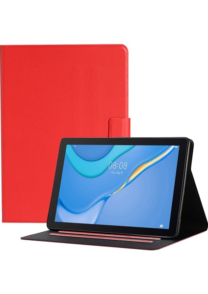 Samsung Galaxy Tab A9 Pu Deri Slim Fit Kart Tutucu Tablet Kılıfı (Yurt Dışından)