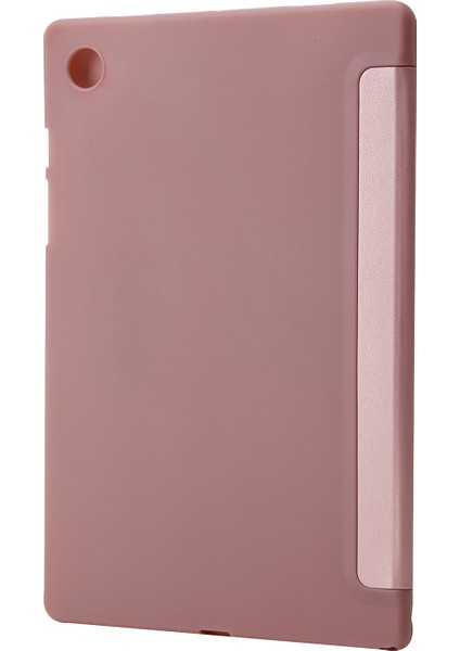 Samsung Galaxy Tab A8 10.5 (2021 2022) Koruyucu V Katlamalı Stand Silikon Desteği Otomatik Uyandırma uyku Tablet Kılıfı (Yurt Dışından)